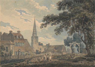 Harrow-on-the-Hill, Middlesex de Thomas Girtin